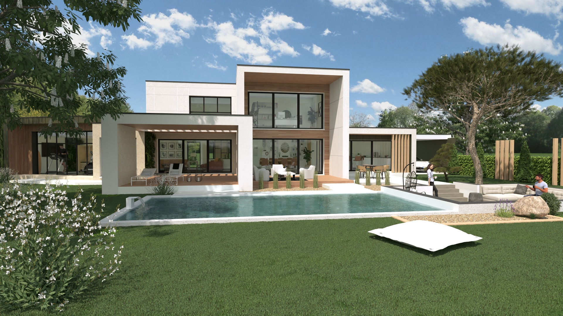 Une maison moderne au cœur de la Sologne
